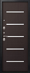 Дверь V-05 Черный муар - Темная лиственница DIS007345 фото