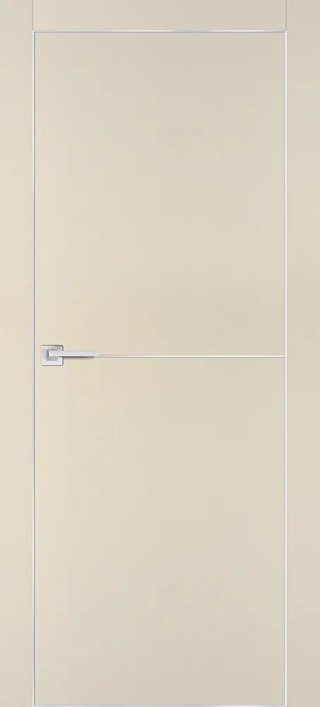 Межкомнатная дверь ПХ-19 AL кромка с 4-х ст. Бежевый матовый